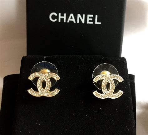 chanel cc stud earrings australia|chanel cc earrings original.